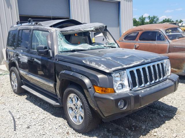 1J8HH58206C310826 - 2006 JEEP COMMANDER GRAY photo 1