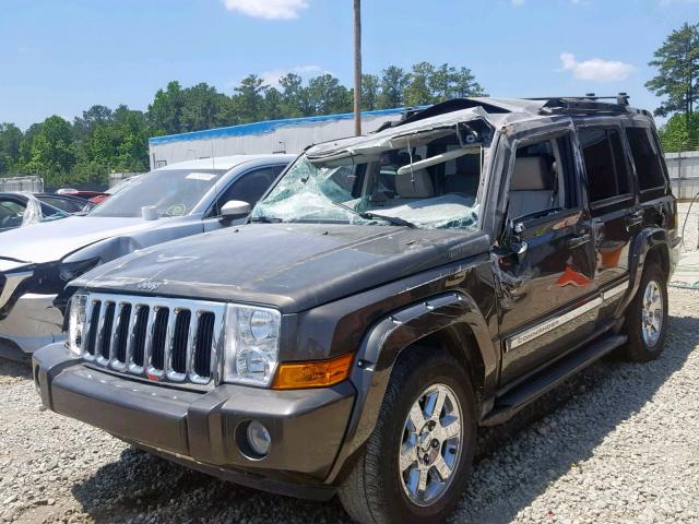 1J8HH58206C310826 - 2006 JEEP COMMANDER GRAY photo 2