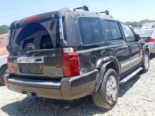 1J8HH58206C310826 - 2006 JEEP COMMANDER GRAY photo 4
