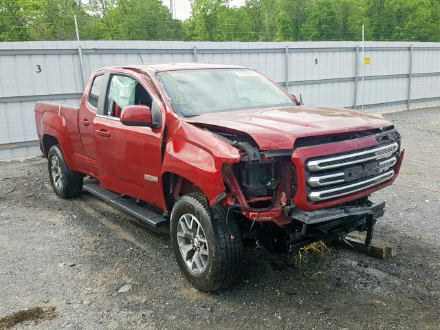 1GTG6CEN9H1247588 - 2017 GMC CANYON SLE MAROON photo 1