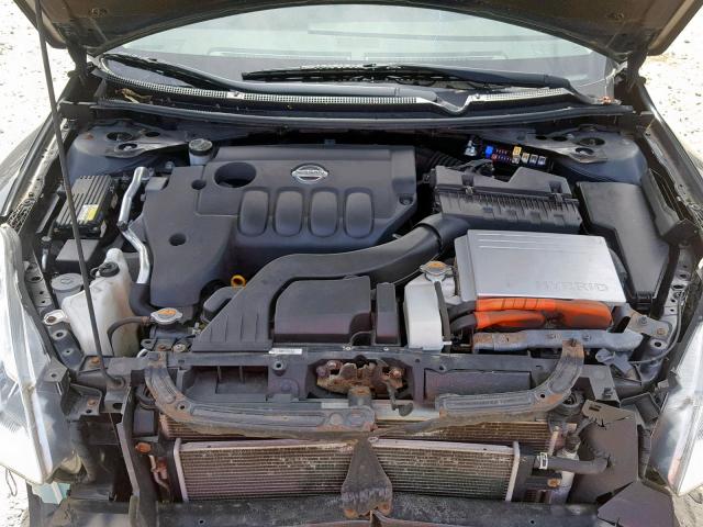 1N4CL2AP7AC149992 - 2010 NISSAN ALTIMA HYB GRAY photo 7