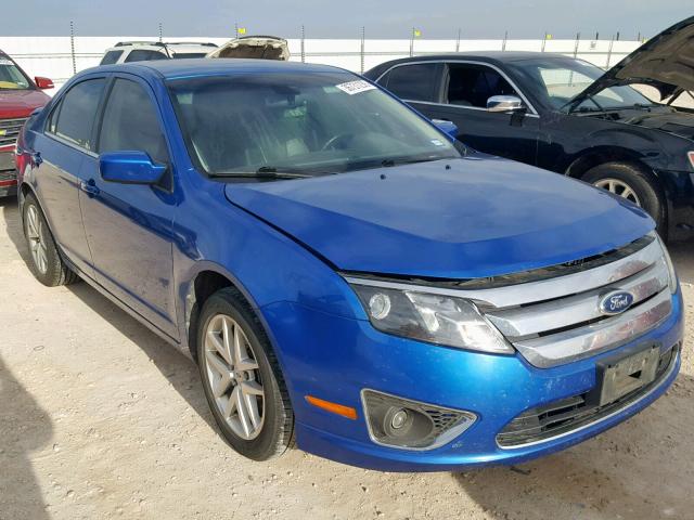 3FAHP0CG6BR184568 - 2011 FORD FUSION SEL BLUE photo 1