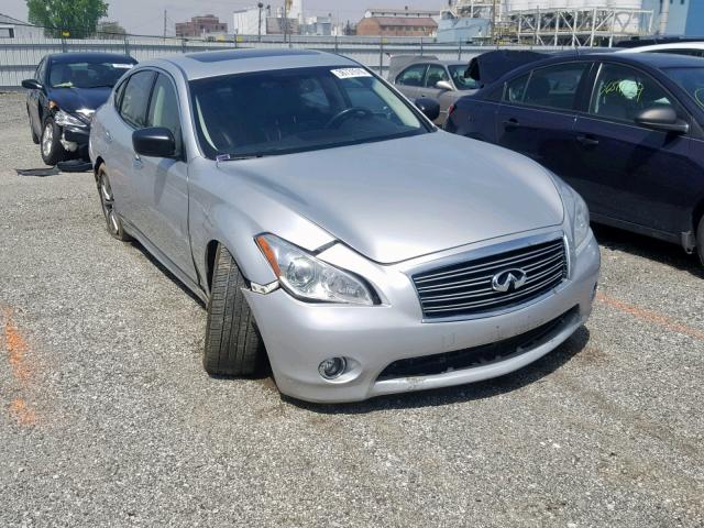 JN1BY1AP2CM334727 - 2012 INFINITI M37 SILVER photo 1