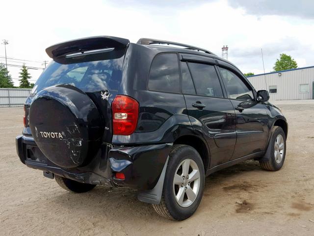 JTEHD20V456035977 - 2005 TOYOTA RAV4 BLACK photo 4