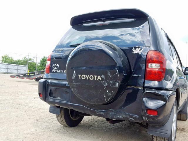 JTEHD20V456035977 - 2005 TOYOTA RAV4 BLACK photo 9