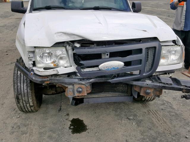 1FTYR10D56PA30144 - 2006 FORD RANGER WHITE photo 9