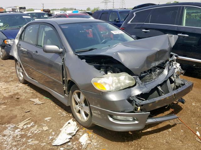 2T1BY32E05C318810 - 2005 TOYOTA COROLLA XR GRAY photo 1