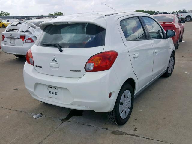 ML32A3HJ8EH011666 - 2014 MITSUBISHI MIRAGE DE WHITE photo 4