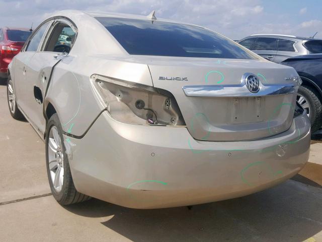 1G4GC5ED4BF108812 - 2011 BUICK LACROSSE C TAN photo 3