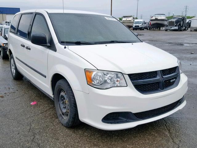 2C4RDGAG4CR148503 - 2012 DODGE RAM VAN WHITE photo 1