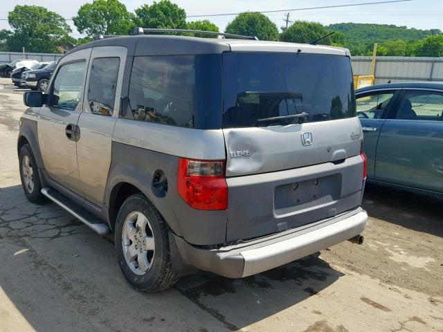 5J6YH18564L007292 - 2004 HONDA ELEMENT EX GRAY photo 3