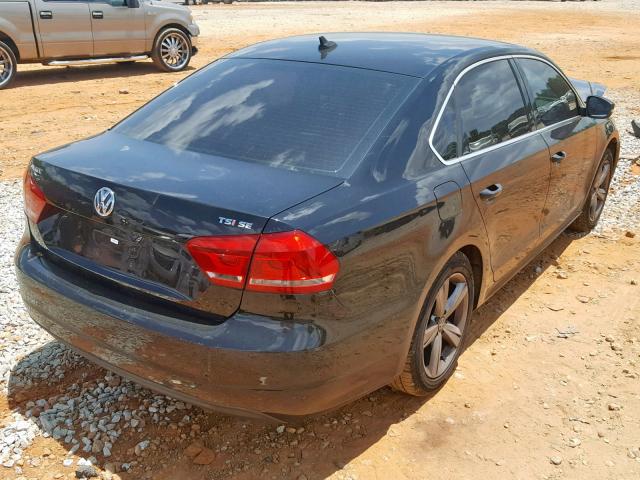 1VWBS7A3XEC059130 - 2014 VOLKSWAGEN PASSAT SE BLACK photo 4