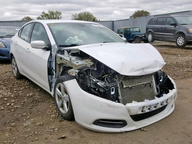 1C3CDFBB8FD309210 - 2015 DODGE DART SXT WHITE photo 1