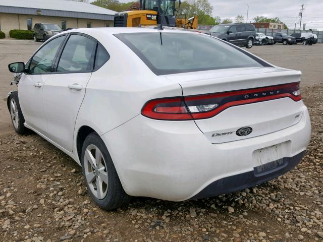 1C3CDFBB8FD309210 - 2015 DODGE DART SXT WHITE photo 3