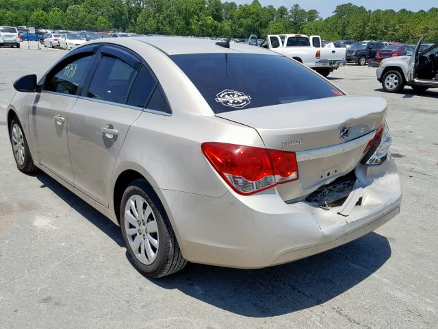 1G1PA5SH6B7191616 - 2011 CHEVROLET CRUZE LS GOLD photo 3