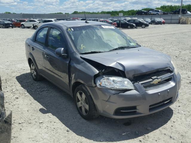 KL1TD56E89B393143 - 2009 CHEVROLET AVEO LS SILVER photo 1