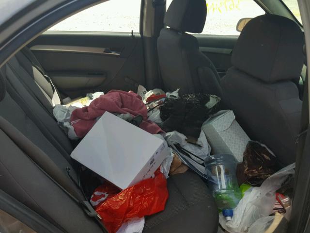 KL1TD56E89B393143 - 2009 CHEVROLET AVEO LS SILVER photo 6