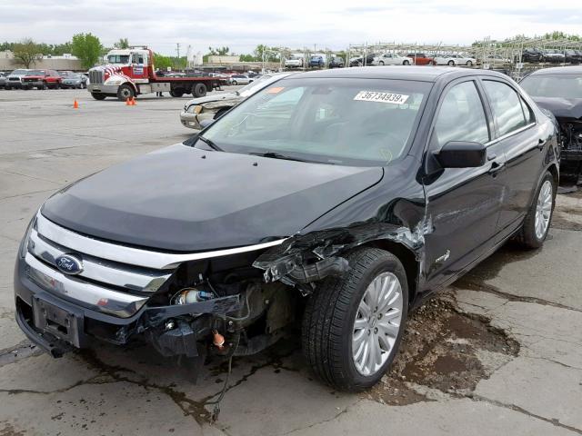 3FADP0L33BR335135 - 2011 FORD FUSION HYB BLACK photo 2