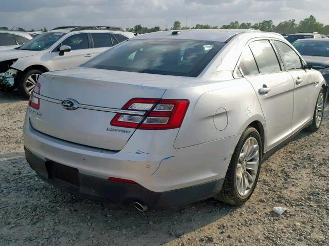 1FAHP2F87DG217281 - 2013 FORD TAURUS LIM SILVER photo 4