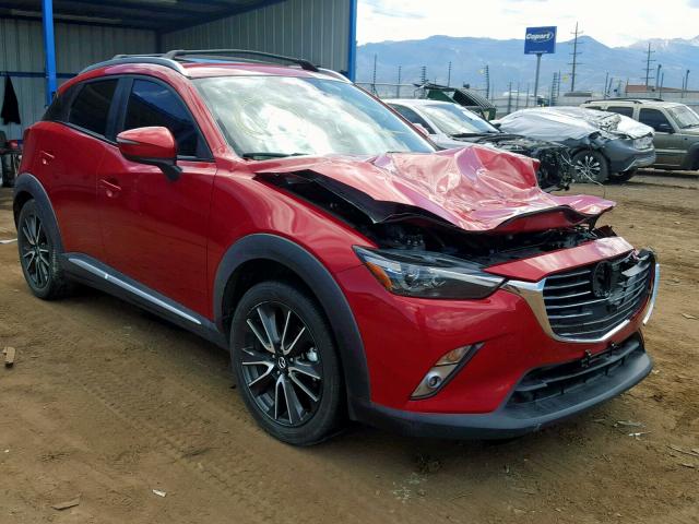 JM1DKBD74G0104645 - 2016 MAZDA CX-3 GRAND RED photo 1