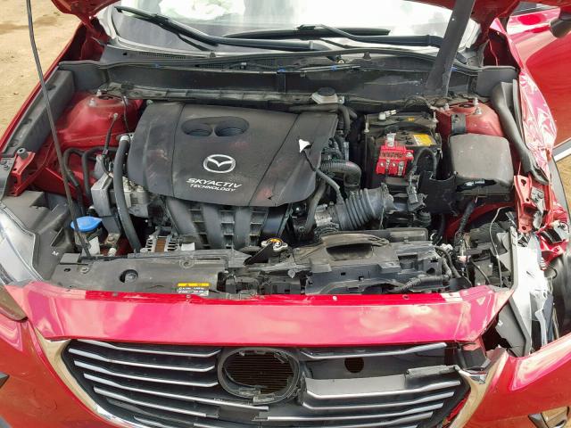 JM1DKBD74G0104645 - 2016 MAZDA CX-3 GRAND RED photo 7