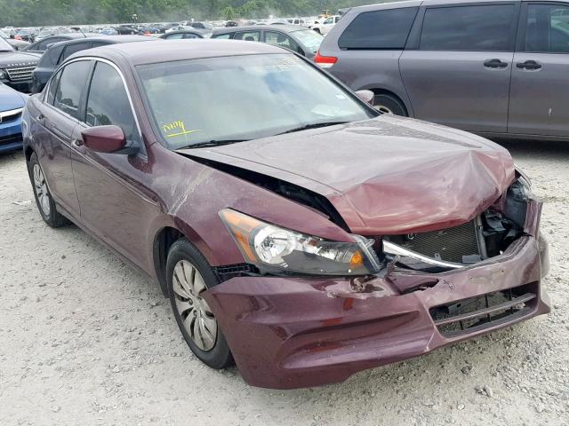 1HGCP2F30BA124502 - 2011 HONDA ACCORD LX MAROON photo 1