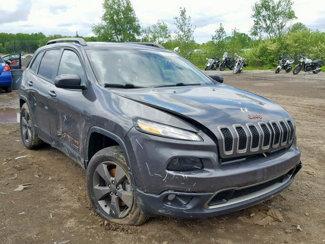 1C4PJMCS1GW277957 - 2016 JEEP CHEROKEE L GRAY photo 1