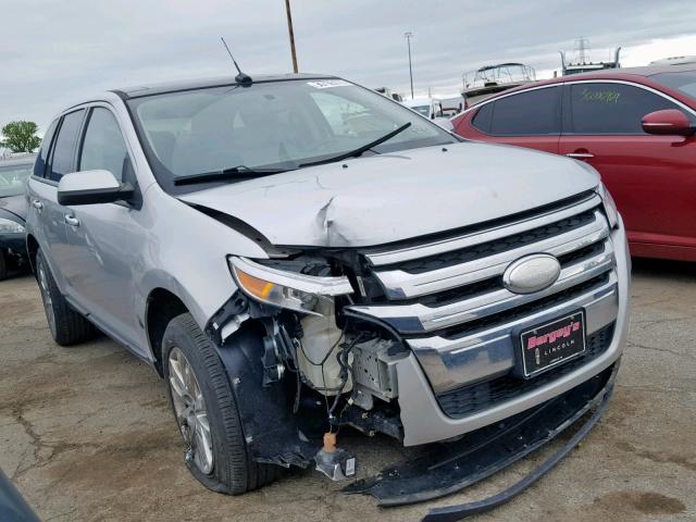 2FMDK3JC3BBB63812 - 2011 FORD EDGE SEL SILVER photo 1