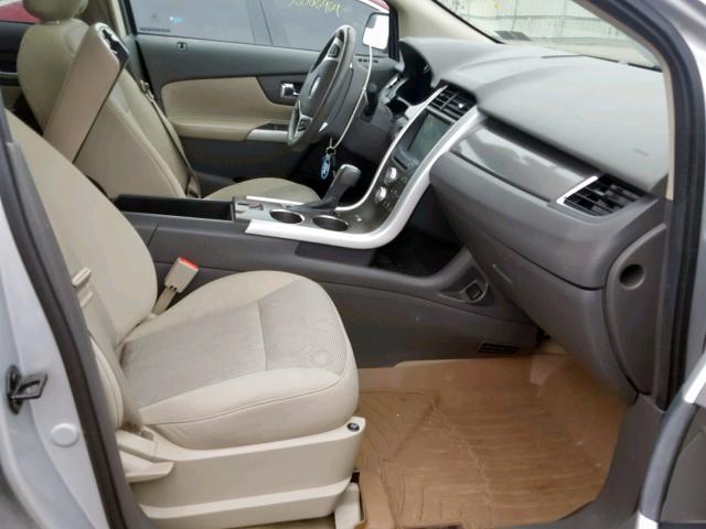 2FMDK3JC3BBB63812 - 2011 FORD EDGE SEL SILVER photo 5