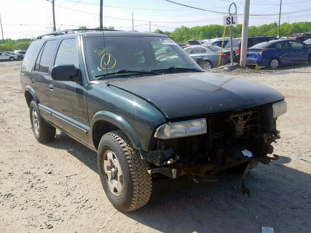 1GNDT13X64K108552 - 2004 CHEVROLET BLAZER GREEN photo 1