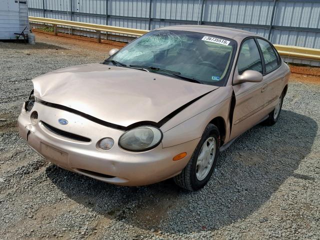 1FALP52U9VA236059 - 1997 FORD TAURUS GL BEIGE photo 2