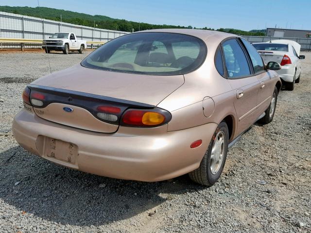 1FALP52U9VA236059 - 1997 FORD TAURUS GL BEIGE photo 4