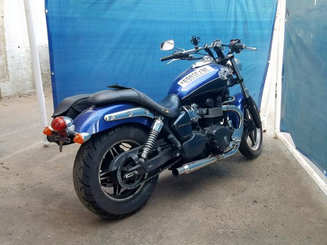 SMT915RN4DT557418 - 2013 TRIUMPH MOTORCYCLE SPEEDMASTE BLUE photo 4