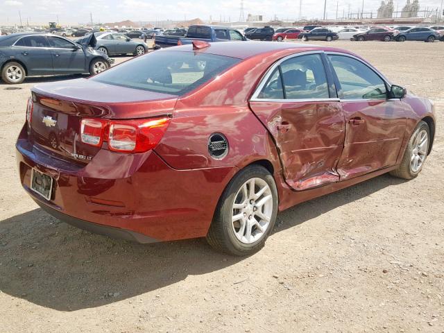 1G11C5SL7FF347842 - 2015 CHEVROLET MALIBU 1LT RED photo 4