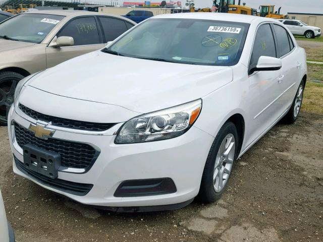 1G11C5SL7FF129495 - 2015 CHEVROLET MALIBU 1LT WHITE photo 2