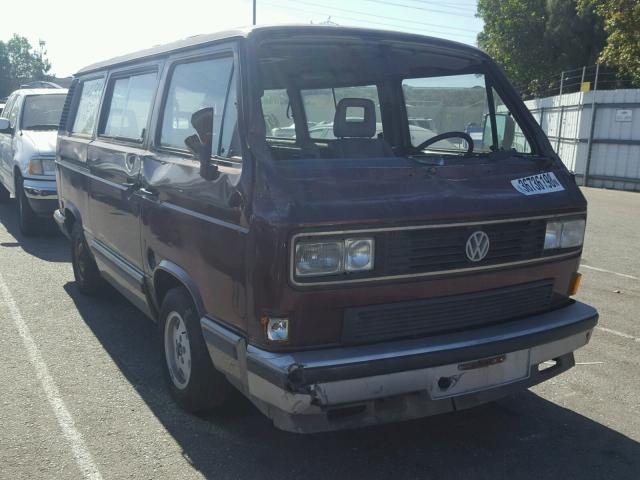 WV2YB0258MG010618 - 1991 VOLKSWAGEN VANAGON BU BURGUNDY photo 1