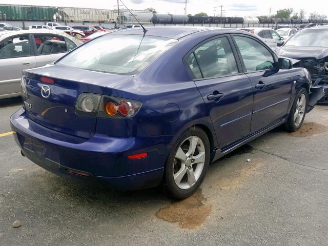 JM1BK123541117007 - 2004 MAZDA 3 S BLUE photo 4