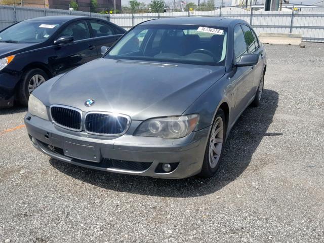 WBAHL83577DT08587 - 2007 BMW 750 GRAY photo 2