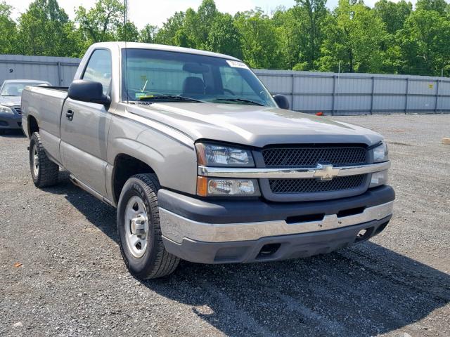 1GCEK14X43Z159987 - 2003 CHEVROLET SILVERADO SILVER photo 1