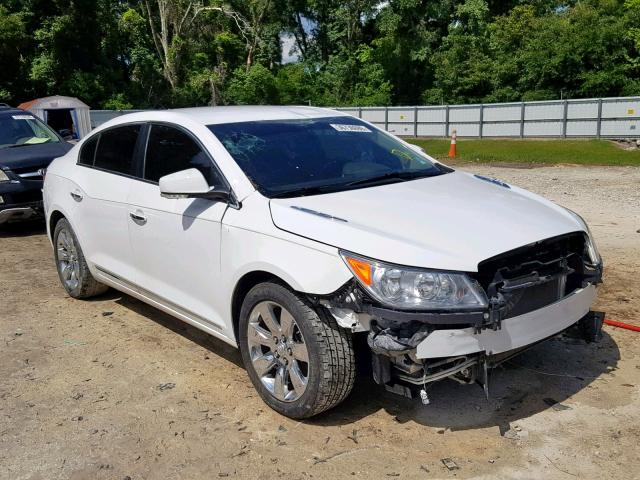 1G4GC5EG6AF299349 - 2010 BUICK LACROSSE C WHITE photo 1