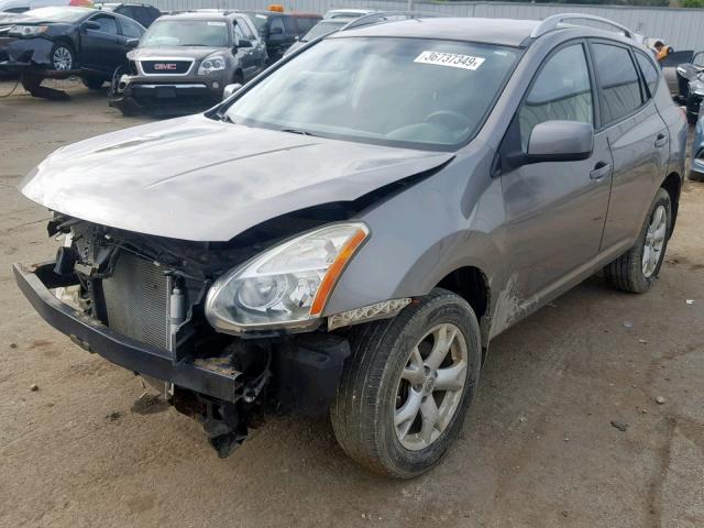 JN8AS58T89W326038 - 2009 NISSAN ROGUE S GRAY photo 2