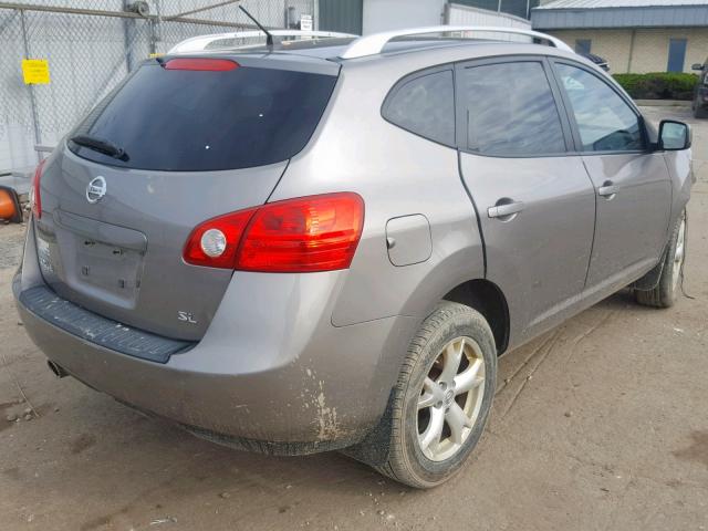 JN8AS58T89W326038 - 2009 NISSAN ROGUE S GRAY photo 4