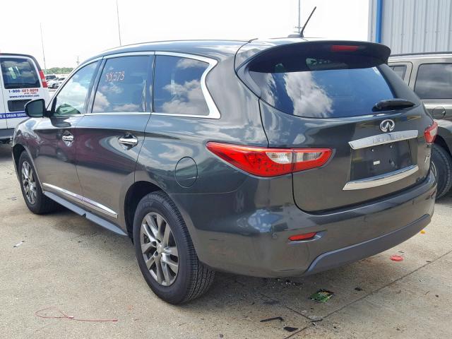 5N1AL0MN9DC305398 - 2013 INFINITI JX35 GREEN photo 3