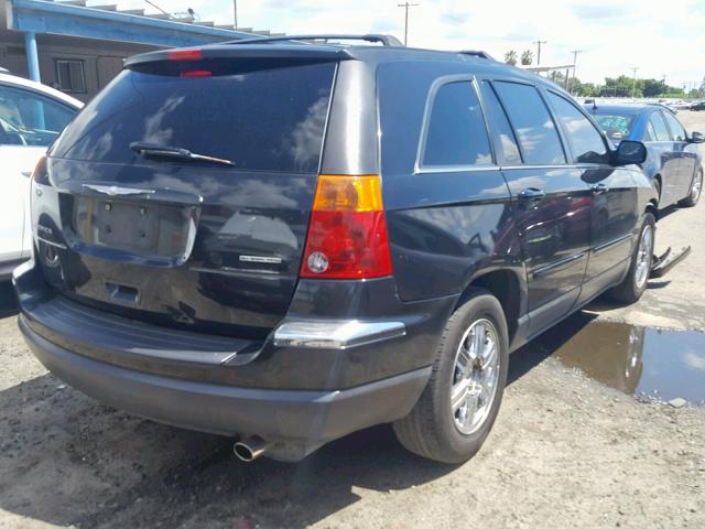 2C8GF68444R613563 - 2004 CHRYSLER PACIFICA BLACK photo 4