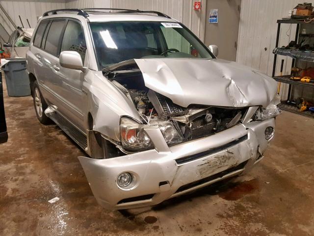 JTEEW21A370034592 - 2007 TOYOTA HIGHLANDER SILVER photo 1