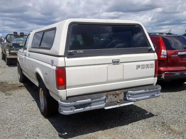 2FTDF15Y0NCA47372 - 1992 FORD F150 WHITE photo 3