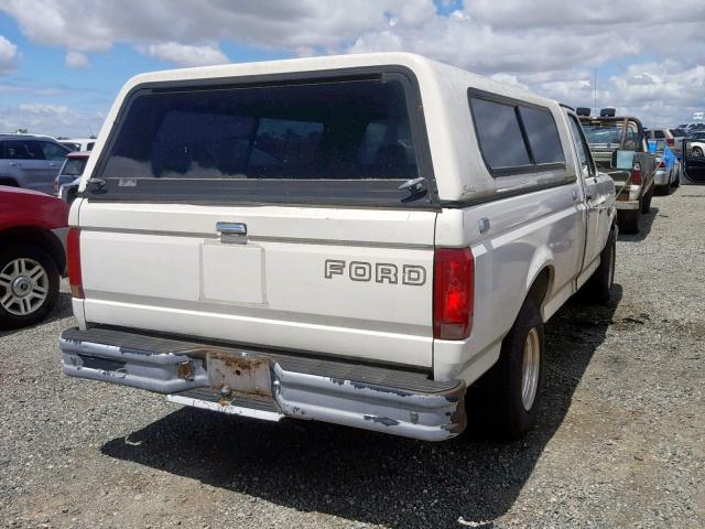 2FTDF15Y0NCA47372 - 1992 FORD F150 WHITE photo 4