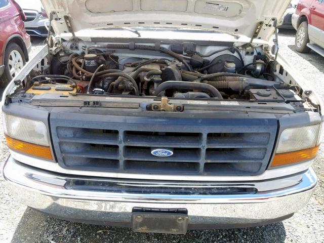 2FTDF15Y0NCA47372 - 1992 FORD F150 WHITE photo 7