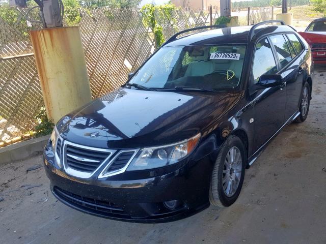 YS3FB59Y681132799 - 2008 SAAB 9-3 2.0T BLACK photo 2