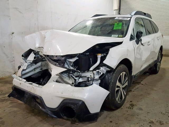 4S4BSENC2K3261811 - 2019 SUBARU OUTBACK 3. WHITE photo 2